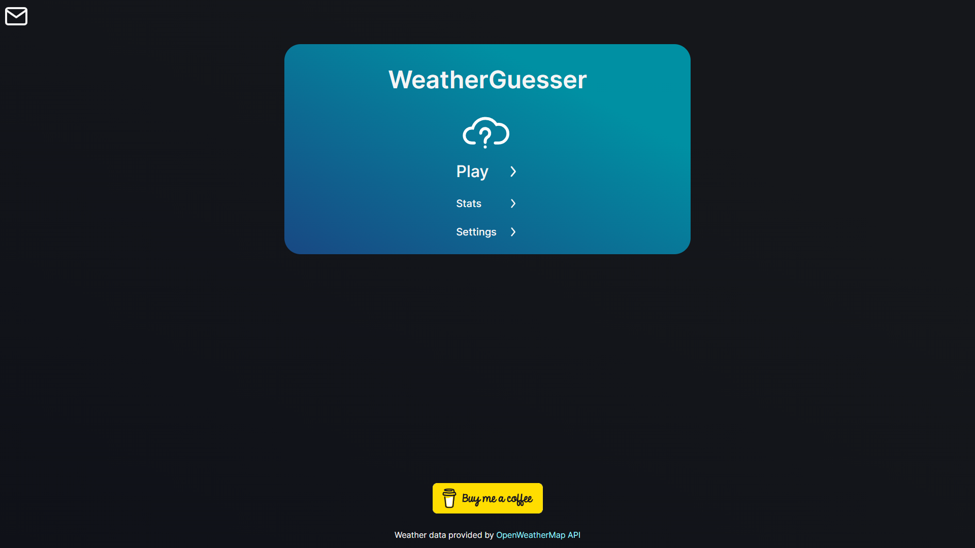 React weather guessing game project